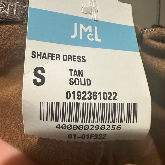 #NWT TRANSITIONAL FALL FUAX SUEDE DRESS - Picture 3 of 3